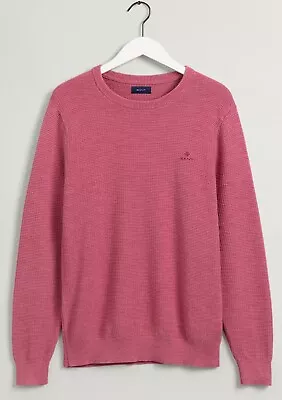 GANT ~ Cotton Linen C Neck Rapture Rose Size XL - BNWT RRP £95 Top 8050141 • £45