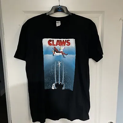 Deadpool Claws T Shirt (XL) Marvel Wolverine X Men Ryan Reynolds Jaws Comic • £12