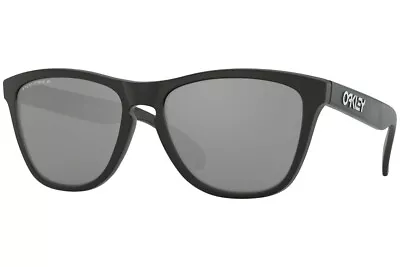 Oakley FROGSKINS Matte Black W/Prizm Black Polarized Lens OO9013-F7 55-17 • $122.50