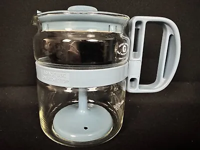 Gemco Micro-Perk Microwave Coffee Percolator Pot 2-4 Cups Blue Vintage • $11.04