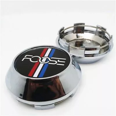 4 Pcs FOOSE Stripes Mustang Style 68mm/62mm Konig Rota Racing Wheel Center Caps • $34.99