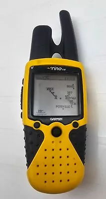 Garmin Rino 110 Handheld GPS Navigator Two-Way Radio - BROKEN BATTERY COVER • $49.99