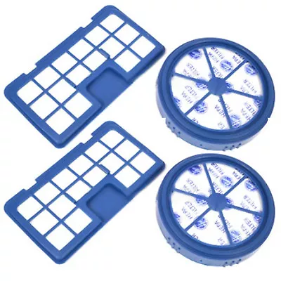 £33.70 • Buy CANDY Genuine U60 Rush Vacuum Cleaner Hoover HEPA & Exhaust Filter Kit X 2