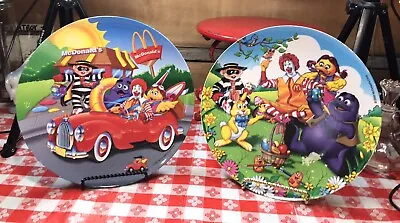 Vintage McDonald’s Collector Plastic Plates Set Of Two • $19.99