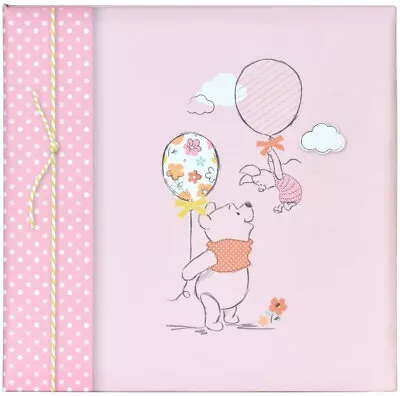 WINNIE THE POOH Baby Girl 200 Slip-in Pockets Photo Album 4 X6  (10x15cm) Padded • £14.39