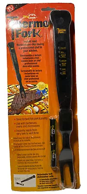 TruCook Thermo Fork Instant Read Meat Thermometer BBQ Temperature Checker NIB • $79.97