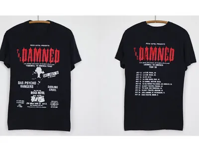 $20.99 • Buy Vintage T-shirt 1989 For Fan |The Damned-Double-Sided Shirt, Size S-5XL