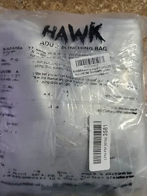 HAWK Heavy Punching MMA Bag Silver 4FT UNFILLED • $29.99