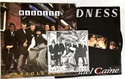 £19.99 • Buy Madness - Absolutely Lp + Baggy Trousers 7” Vinyl + Michael Caine 12” Record