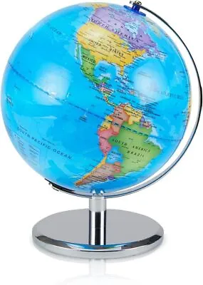 Illuminated Globe Of The World With Stand – Rotating World Globe Home & School • $69.99