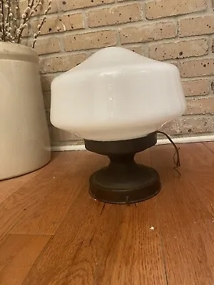 Vintage Schoolhouse Light Fixture Ceiling Mount • $95