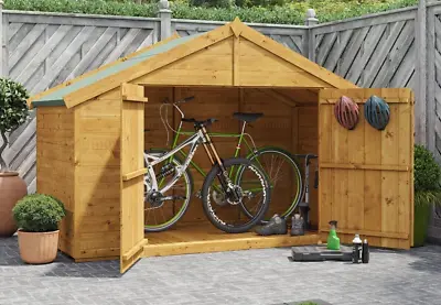 BillyOh Mini Master Tongue And Groove Bike Store Garden Storage Wooden Shed 4x8 • £364