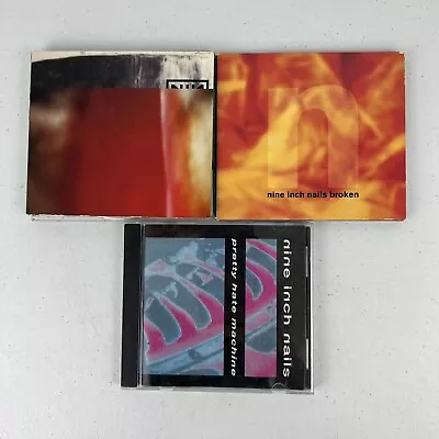 Nine Inch Nails NIN CD Lot Of 3 Pretty Hate Machine Halo Fourteen Halo Five • $14.50