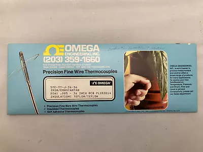 New Old Stock - OMEGA 5TC-TT-J-36-36 Type J Insulated Thermocouple • $24.99