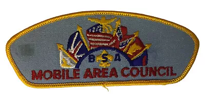 Mobile Area Council Mobile AL 1927-present T1b CSP Yellow Bdr (BHP1246) • $4.95