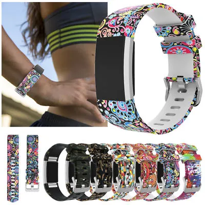 Sports For Fitbit Charge 2 /2HR Replacement Smart Watch Strap Wrist Band Tracker • $11.99