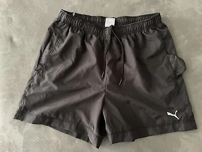 $5.99 • Buy PUMA Men's Black Sports Shorts (Size L) Running Activewear