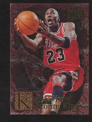 1996-97 Fleer Ultra Scoring Kings Plus Foil #4 Michael Jordan Chicago Bulls HOF • $276