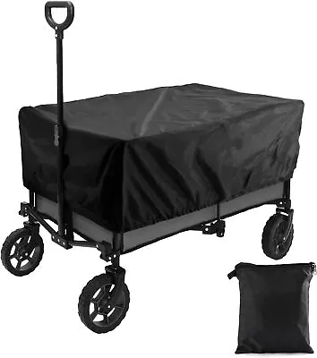 Utility Wagon Cart Cover 420D Heavy Duty Outdoor Collapsible Garden Wagon Cart • $25.64