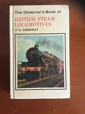 £6.99 • Buy The Observers Book Of BRITISH STEAM LOCOMOTIVES Laminated Hardback 1979