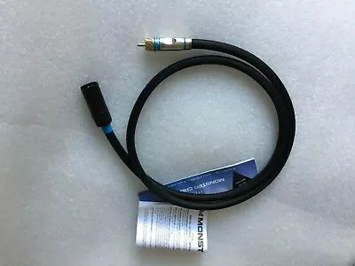 Monster Cable Sigma M∑2000 XLR To RCA Audio Interconnect Cable 1 Pcs • $200