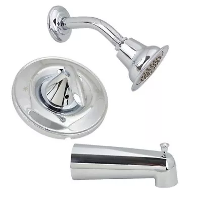 🆕 Moen T2133 Eva Posi-Temp Single Handle Tub/Shower Faucet Trim - Chrome • $38.22