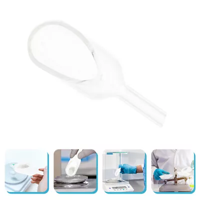 Weighing Funnel Clear Spoon Digital Scale Scoop Measuring Round • £7.59