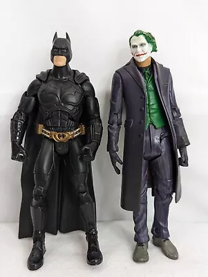 $21.95 • Buy DC Batman The Dark Knight Movie Masters The Joker And  Batman Bale/Ledger