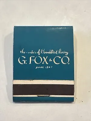 G Fox Co Vtg Advertising Matchbook Matches • $17.99
