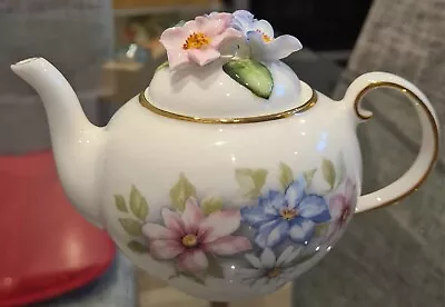 £30 • Buy  Royale Stratford Country Cottage Teapot Collection  Floral Lid Clematis