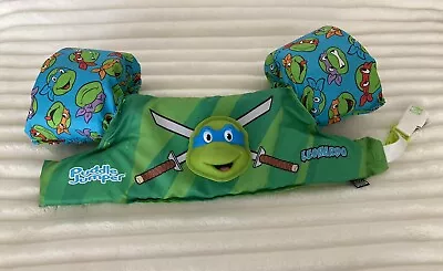 Stearns Child  Puddle Jumper Green / Ninja Turtles Leonardo  30-50 Lb Floaty • $15