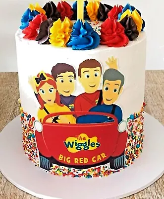 Wiggles Cake Topper Big Red Car Edible Icing Image Cut Out Party Decoration #680 • $16.95