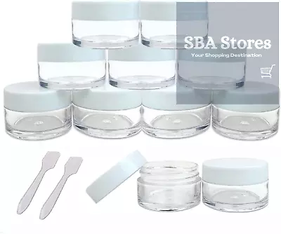 20ml/0.7oz Leak Proof Travel Cosmetic Jar Pots 20pcs Plastic Sample Containers + • £12.46