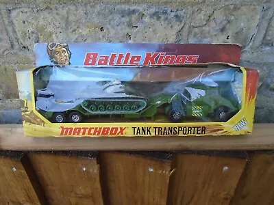 Matchbox Toys Battle Kings K106 Tank Transporter 1974 Excellent & Boxed. • £65