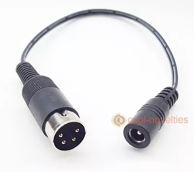 4 Pin DIN To 2.5mm 9V AC Power Adapter Converter Cable For Alesis & Digitech • £7.19