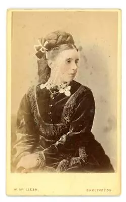 1872 Lady On Cdv By W McLiesh Of Northgate Darlington • £3.50