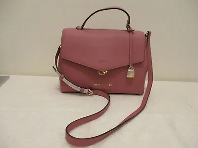 $ 348.00 Michael Kors Bristol Md Th Satchel Rose Leather Handbag~authentic!!~nwt • $129