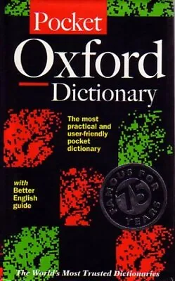 £4.55 • Buy Pocket Oxford Dictionary Of Current English Paperback Book The Cheap Fast Free