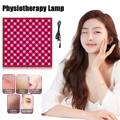 45W 660nm Therapy Light Anti-Aging 225LED Red Light Skin Joint Relief Panel Lamp • £29.48