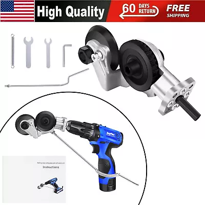 Professional Electric Drill Shears Plate Cutter Attachment Sheet Cutter Widely • $18.10