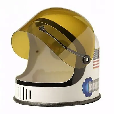 NASA Child Astronaut Helmet Outer Space USA White Costume Visor Kids Among Us • $31.61