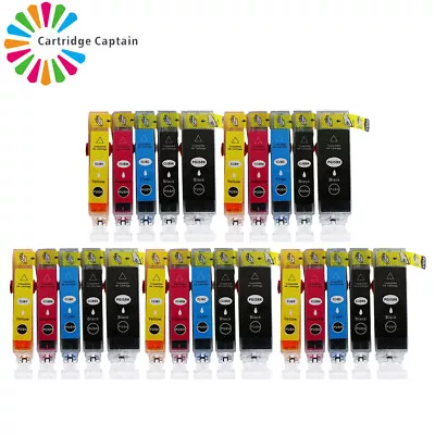 25 Ink Cartridges For Canon PGI5 CLI 8 Pixma IP4200 IP4300 IP4500 IP5200 Printer • £21.29