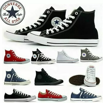 Convers Men's Women's Trainers Low High Tops All Star Chuck Taylor Hot Sell • $46.88