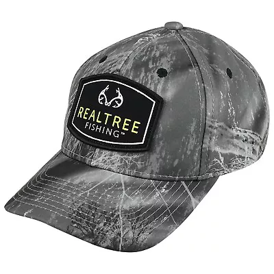 Realtree Fishing Hook Antler Patch Cap- Grey • $12.99