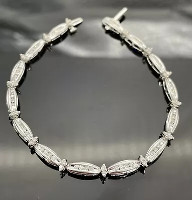 £348.81 • Buy 14k White Gold Tennis Bracelet