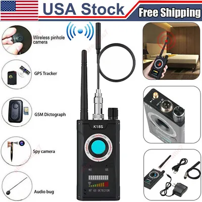 Anti Spy RF Detector Bug Signal Hidden Camera Laser Lens GSM GPS Device Finder • $22.99
