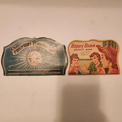 Two Vintage Needle Books • $19.95