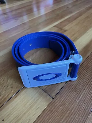 Oakley Eclipse Blue And White Mens Golf Belt 42” Waist • $29.99