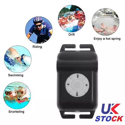 UK 8/4GB Waterproof MP3 Music Player FM Radio Underwater Swimming With Headphone • £21.55