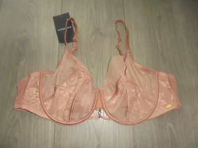 M&s Marks & Spencer Autograph Soft Peach Full Cup Bra Uk Size 42b • £10.99